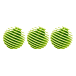 Yousheng 3tk pesupall Mugavad ja t&otilde;husad korduvkasutatavad pesupallid &Otilde;rnad puhastusriiete t&ouml;&ouml;riistad koduks valge