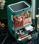 Kosmeetikatoodete hoiukarp koos peegliga K&otilde;ik-&uuml;hes lauaarvuti tolmust nahahooldustooted Suure mahutavusega tualettriiulid