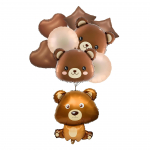 9 tk karu &otilde;hupallid kaunistused m&auml;ngukaru alumiiniumfooliumist &otilde;hupallid loomade fooliumist &otilde;hupallid lastele poistele t&uuml;drukutele s&uuml;nnip&auml;evapidu 9 Pcs