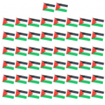 10/20/50/100 tk Palestiina minilipud varrastega, k&auml;eshoitavad v&auml;ikesed Palestiina pulgalipud Miniatuursed k&auml;tega lehvitavad lipud 50pcs