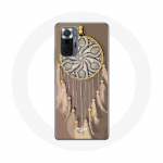 Coque pour Xiaomi Redmi Note 10 Pro Attrape R&ecirc;ve marron Capteur de R&ecirc;ves