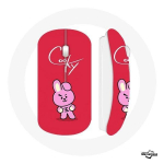 Juhtmeta hiir BTS Bangtan Boys BT21 k&uuml;psisepunane taust