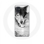 &Uuml;mbris Samsung Galaxy A51 5G Wolf Duo loomadele