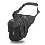 Mootorratta jala k&uuml;ljekott, veekindel v&auml;likott matkamiseks/reisimiseks/kalastamiseks/rattas&otilde;iduks Pritsmekindel must