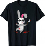 Killer Bunny Cute And Bloody Animal Unisex T-s&auml;rk S