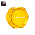 Motorcycle Accessories Front&Rear brake Fluid Cylinder Master Reservoir Cover Cap For Kawasaki ZX25R ZX 25R Rear Green green