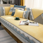 Nordic Simple diivanipadi Four Seasons universaalne libisemiskindel diivani kate Chenille Light Luxury padja seljatoe r&auml;tik 70*70