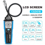 P&otilde;levgaasi detektori port Tuleohtliku maagaasi lekke asukoht M&auml;&auml;rake arvesti tester Helivalgusalarm ppm LEL gaasianal&uuml;saator roosa