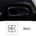 Auto saba k&otilde;ri trimmiraam Mercedes Benz CLA C117 2013-16 SLK 2009-15 v&auml;limised v&auml;ljalasketoru katted muudetud tarvik must