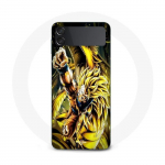 Oque Samsung Galaxy Z Flip4 Son Goku Super Saiyan SSJ3 Attaque point Dragon