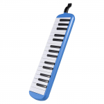 32 klahvi Melodica Instrument Melodica Air Klaveri klaviatuur pehmete puhumistoru puhumisd&uuml;&uuml;sidega sinine