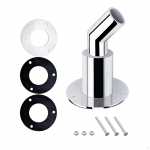 thru Hull Exhaust Skin Stainless Steel High Performance Replaces with Bolts Nuts Gaskets for Diesel Straight