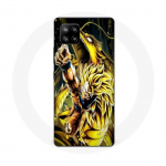 Coque Maniacase pour Samsung Galaxy A42 5g Son Goku Super Saiyan SSJ3 Attaque point Dragon