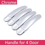 for Volkswagen VW Tiguan 2008 2009 2010 2011 2012 2013 2014 2015 2016 Luxurious Chrome Door Handle Cover Trim Car Accessories Tiguan 2008-2016 gray