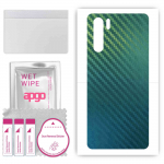 apgo Protective Skin Sticker for the back compatible with Oppo Reno3 CPH2043, Wrap Film, Foil, Vinyl - Pattern Carbon Chameleon CAKA1