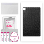 apgo skin sticker film foil vinyl for the BACK compatible with Teclast P25T, scratch-resistant, easy to install - Black Honeycomb