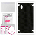 apgo Protective Skin Sticker for the back+sides compatible with Xiaomi Redmi 7A, Full Wrap Film, Foil, Vinyl - Pattern Matrix