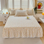 100% puuvillane voodi seelik colcha de cama queen lilleline voodikate T&uuml;drukute tuba pitsist madratsi kate 120x200(Padjap&uuml;&uuml;r vaja tellida) 120x200cm 1pc