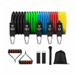 11-osaline t&otilde;mbek&ouml;ie funktsionaalne treener kummist kombineeritud abipingutusk&ouml;ie varrukaga fitnessharjutus