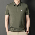 Meeste rev&auml;&auml;riga l&uuml;hikeste varrukatega T-s&auml;rk Meeste jahe hingav suvine keskealiste ja eakate &uuml;hev&auml;rviline vabaaja polos&auml;rk Isa meeste riietus XL