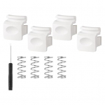 4 tk veepudeli nupu asendusosad Owala FreeSip kaane jaoks. T&auml;iuslik tihendus, et v&auml;ltida tilkumist. Veepudeli lisatarvikut on lihtne vahetada ja kasutada 4pcs valge