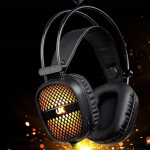Peakomplekt Professionaalne Spordim&auml;ng PUBG Peakomplekt 3,5 mm USB Juhtmega LED Valgus Stereo Peakomplekt ja Mikrofon PC M&auml;nguri Peakomplekt must