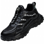 Uued moodsad turvajalatsid Meeste tossud T&ouml;&ouml;stuslikud t&ouml;&ouml;saapad Torkekindlad terasest varbaosa h&auml;vimatud meeste jalatsid 37 must