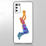 Korvpallikorvi kott Samsung Galaxy A12 A02S A22 A32 A52 A72 A71 A51 A41 A31 A21 A11 A50 A70 A10S A20S mustale kaanele Samsung A41