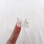 10 tk V&auml;ikesed Liblikad Juukseklambrid L&auml;bipaistvad Liblikad Suvine V&auml;rvilised peakatted T&uuml;drukute Juukseaksessuaarid