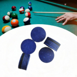 5Pcs Pool Cue Tips 6 Layers Glue on Billiards for Players 11.5mm