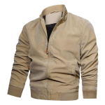 Talvine meeste noorte jakk Jakk meeste puuvillane mantel Vabaaja lasti suurusjuhised 6XL beige