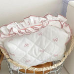 1-osaline Sweet Bow pliiatsi&uuml;mbris lastele T&uuml;drukutele Chic Simplicity Lace Bow pliiatsi&uuml;mbris Suure mahutavusega kirjatarvete kott Koolitarbed sinine