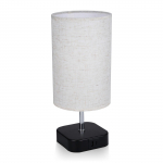 Puutetundliku juhtimisega laualamp 4W LED-pirniga laualamp, soe valge valgus, 3-astmeliselt h&auml;mardatav Round EU Plug