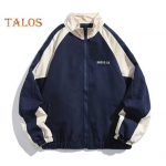 Hip Hop jakk Patchwork Tuulejope mantlid naistele Meeste vabaaja t&otilde;mblukuga p&uuml;stkraega plokist &uuml;ler&otilde;ivad kevad-s&uuml;giseseks &otilde;uespordipeoks L must