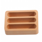 Puidust lauaarvuti visiitkaartide vitriin, memohoidik, hoiukarp Puidust kaartide korraldaja kontorisse Beech Wood