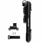 RIDERACE kaasaskantav jalgrattapump m&otilde;&otilde;teriistaga k&auml;sirehvi &otilde;hupumbaga MTB maanteeratta autot&otilde;ukerattale Schrader Presta Valve AV FV must