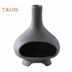 K&auml;sitsi valmistatud keraamika Palo Santo hoidik Salvei pulgan&otilde;u m&auml;&auml;rdekauss koonus viirukip&otilde;leti Chimenea jooga meditatsioon zen-kaunistus must