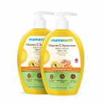 Mamaearth Vitamin C Body Lotion For Women And Men, Body Lotion For Dry Skin - Pack of 2 (400 ml * 2)