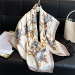 90 * 90 cm Uus Twill Silk Lihtne p&auml;ikesekaitse, soe suur kandiline sall Sall pear&auml;t naistele 90x90cm