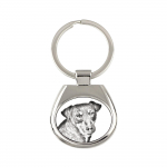 Jagdterrier - keychain with a dog, keychain with a print, personalized pendant from the Art-Dog brand