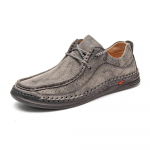 K&auml;sitsi valmistatud vabaaja nahast jalan&otilde;ud Meeste mugavad s&otilde;idujalatsid Pehmest nahast p&uuml;ksid Meeste kingad Mokassiinid T&ouml;&ouml;riistajalatsid 38 khaki