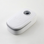 Automaatne lemmikloomas&ouml;&ouml;tja Nutikas kassitoidu dosaator m&auml;rja ja kuiva toidu jaoturi jaoks Taimerkaussi automaatne s&ouml;&ouml;tja kassi 2 toidukorra jaoks Single meal box hall