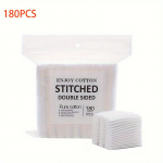 180 tk meigieemalduspadjad Mikrokiust &uuml;hekordselt kasutatavad meigipadjad, pehmest ja &otilde;rnast puuvillasest n&auml;opuhastuspadjakesed nahahoolduseks ja meigieemalduseks 180pcs