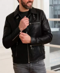 AL KHALID 100% ehtsast ehtsast lambanahast v&otilde;idus&otilde;idujakk Elegantne UUS meeste jope XS must