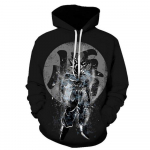 Uued Dragon Ball Z Goku kapuutsid DBZ 3D tr&uuml;kitud kapuutsiga dressipluus Meeste tr&uuml;kitud lahtine pullover kapuuts 2XL