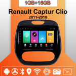 Android Carplay autoraadio Renault Captur Clio 2011-2018 jaoks multimeediam&auml;ngija peaseade stereo GPS-navigatsioon BT WIFI 2+32GB 2+32GB