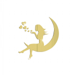 3D s&otilde;brap&auml;eva peegelkleebis Akr&uuml;&uuml;l veekindel isekleepuv paber punane