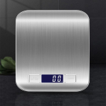 Digitaalne k&ouml;&ouml;gikaal 10kg/5000g 1g Multifunktsionaalne elektrooniline toiduvalmistamise kaal k&uuml;psetuskaal Kaal grammi unts roostevabast terasest taustvalgustusega, pestav 5Kg