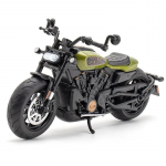 1/12 Sulamist Harley Davidson Sportster S V&otilde;idus&otilde;idu Mootorratta Mudel Valatud T&auml;navasport Mootorratta Mudel Laste M&auml;nguasi Kingitus roheline