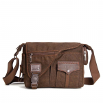 Meeste L&otilde;uend Multifunktsionaalne Crossbody Kott Retro K&auml;ekotid Reisimine Kulumiskindlus &Otilde;lakott Messenger Kotid Vabaaja Kott bolsa pruun